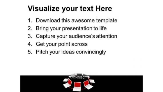 Connected Computers Communication PowerPoint Templates And PowerPoint Themes 0812