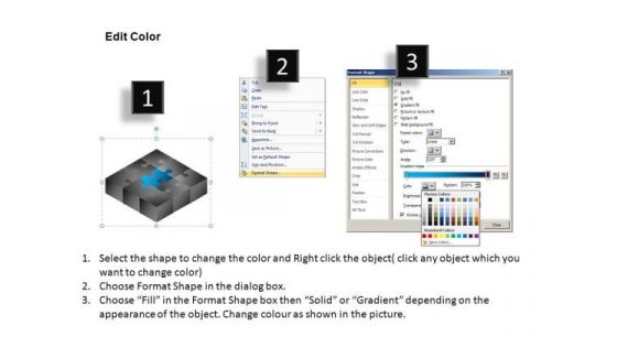 Connection Idea 3d Puzzle Piece PowerPoint Slides And Ppt Diagram Templates