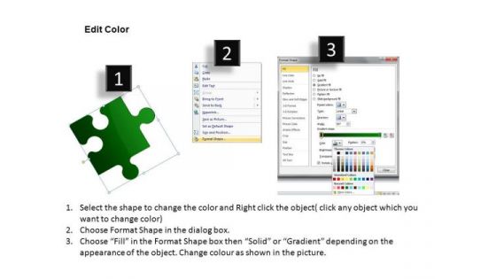 Connection Puzzle Pieces Fitting 1 PowerPoint Slides And Ppt Diagram Templates