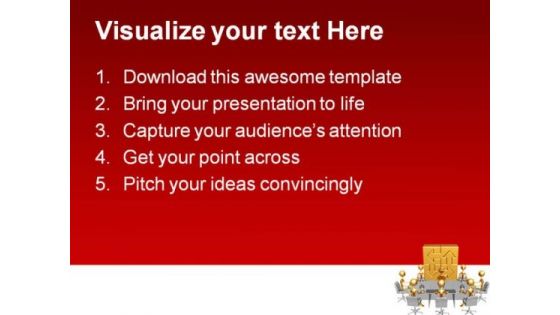 Connections Meeting Business PowerPoint Themes And PowerPoint Slides 0611