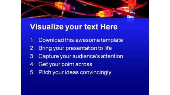 Connections Technology PowerPoint Themes And PowerPoint Slides 0511