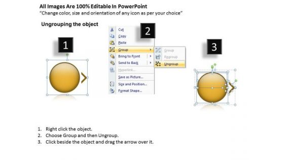 Consecutive Arrow Method 8 Stages Flowchart Creator PowerPoint Templates