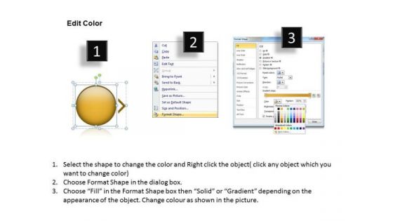 Consecutive Arrow Method 8 Stages Flowchart Creator PowerPoint Templates