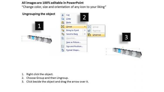 Consecutive Process 10 Stages Unified Modeling Language PowerPoint Slides