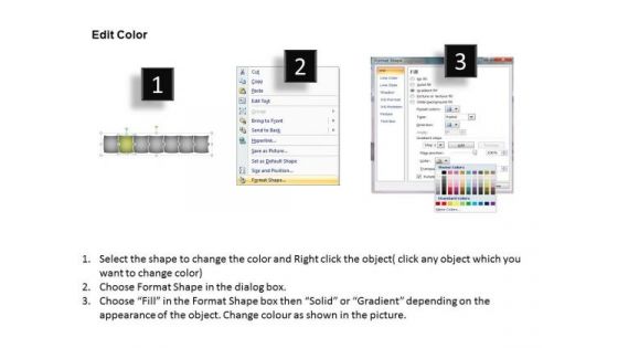Consistent Way To Represent The Steps Business Flow Charts PowerPoint Slides