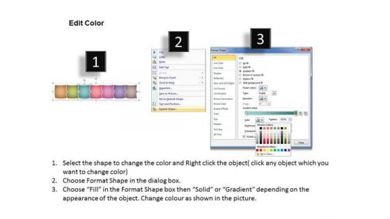 Consistent Way To Represent The Steps Graphs And Charts PowerPoint Slides