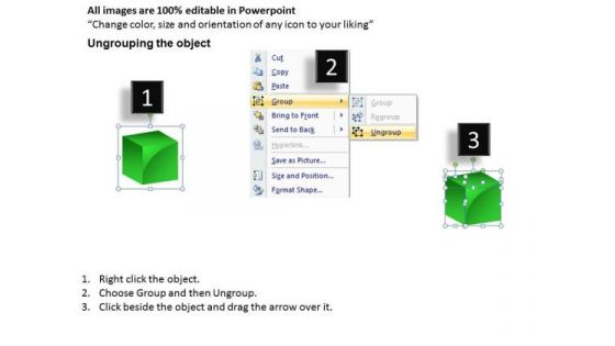 Construct 3d Cube Building PowerPoint Slides And Ppt Diagram Templates
