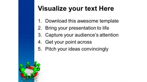 Construct Process In Business Meetings PowerPoint Templates Ppt Backgrounds For Slides 0613