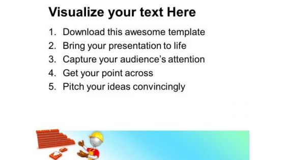 Construction Of Building PowerPoint Templates Ppt Backgrounds For Slides 0513