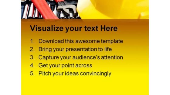 Construction Tools Business PowerPoint Themes And PowerPoint Slides 0711