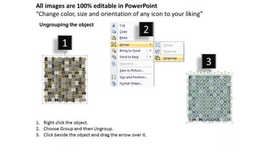 Consulting Diagram 156 Pieces 12x13 Rectangular Jigsaw Puzzle Matrix Strategy Diagram