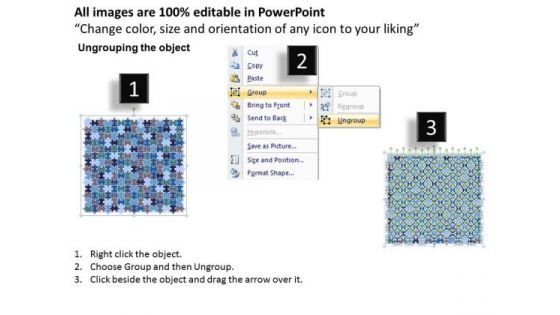 Consulting Diagram 210 Pieces 15x14 Rectangular Jigsaw Puzzle Matrix Strategy Diagram