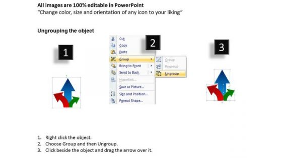 Consulting Diagram 3 Options PowerPoint Slides Business Framework Model