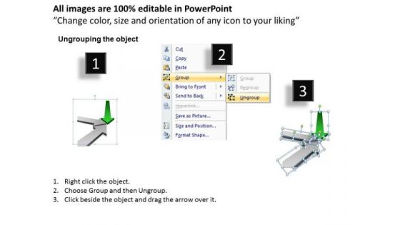 Consulting Diagram 3d Arrows Styli Business Cycle Diagram
