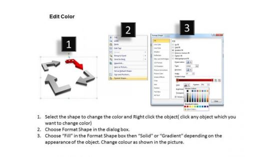 Consulting Diagram 3d Arrows Styli Business Framework Model