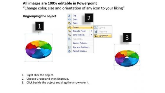 Consulting Diagram 3d Circular Process Cycle Diagram Chart 7 Stages Marketing Diagram