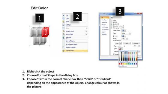 Consulting Diagram 3d Cubes With Numbers Strategy Diagram