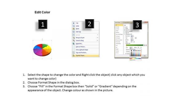 Consulting Diagram 3d Jigsaw Circular Diagram Pie Chart 8 Stages Strategic Management