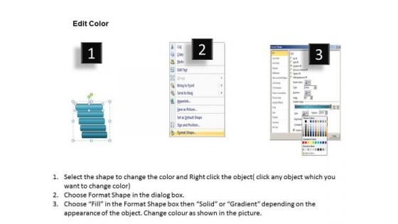 Consulting Diagram 3d List With 5 Stages Strategic Management