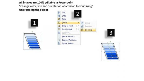 Consulting Diagram 3d List With 7 Stages Of Process Flow Strategy Diagram