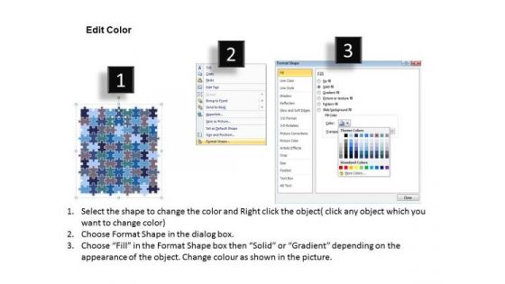 Consulting Diagram 90 Pieces 9x10 Rectangular Jigsaw Puzzle Matrix Strategy Diagram
