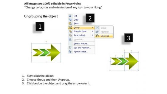 Consulting Diagram Arrow Process 2 Stages