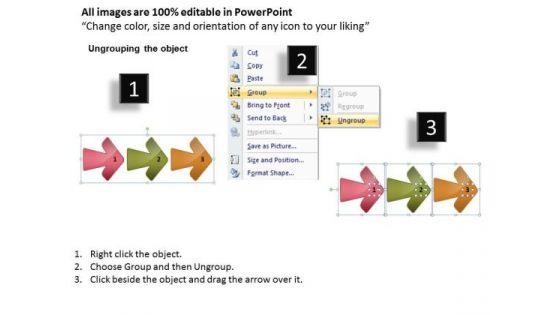 Consulting Diagram Arrow Process 3 Stages 3 Consulting Diagram