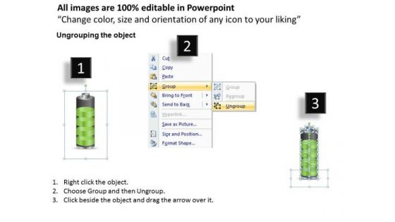 Consulting Diagram Batteries Charging And Discharging Style Sales Diagram
