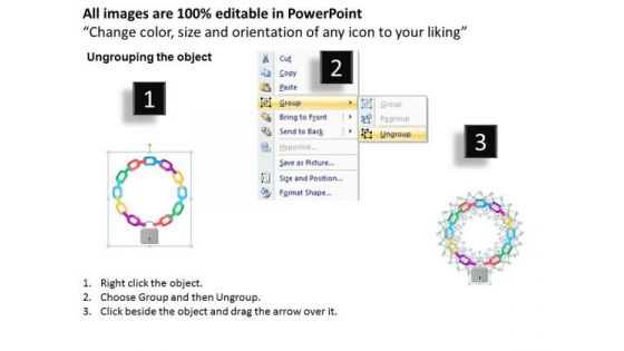 Consulting Diagram Broken Chain Process 11 Stages Strategy Diagram