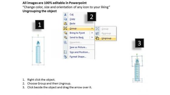 Consulting Diagram Candle Melting Diagram With Multiple Stages Sales Diagram