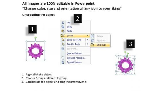 Consulting Diagram Circular Gears Process Stages 8 Business Cycle Diagram
