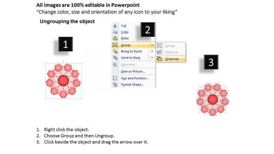 Consulting Diagram Comb Process 9 Stages PowerPoint Slides Marketing Diagram