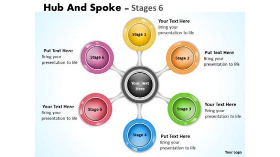 Consulting Diagram Diverging Flow Chart Business 6 Sales Diagram