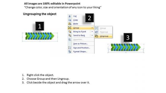 Consulting Diagram Linear Arrow 11 Stages 2 Sales Diagram