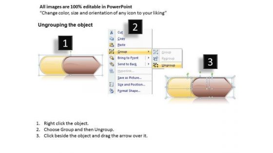 Consulting Diagram Linear Arrow 2 Stages