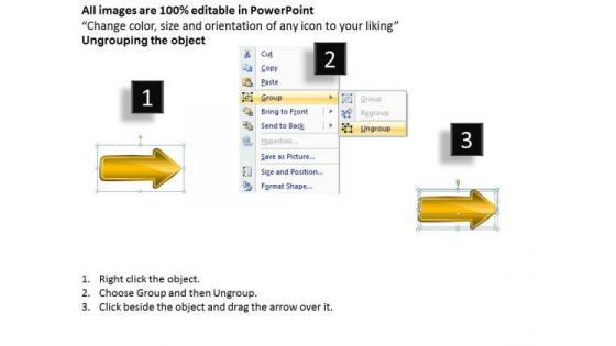 Consulting Diagram Parallel Arrow Process 3 Stages Sales Diagram