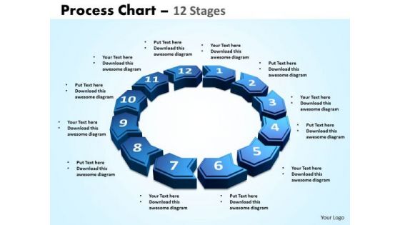 Consulting Diagram Process Chart 12 Stages Strategy Diagram