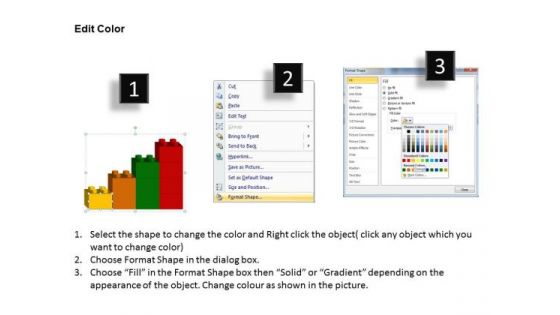 Consulting Diagram Sales Diagram Lego Blocks Process 4 Stages Strategy Diagram