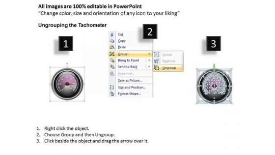 Consulting Diagram Tachometer Full Dial Business Diagram