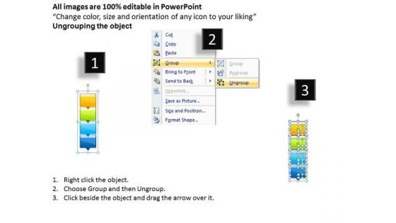 Consulting Diagram Vertical Steps Colorful Diagram Strategy Diagram