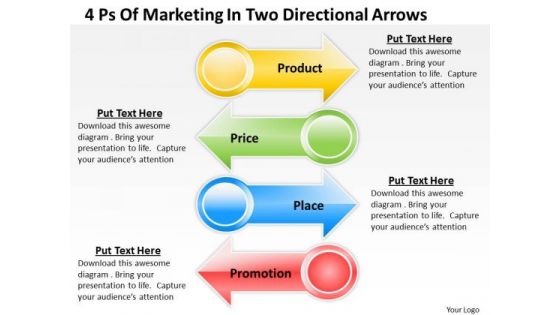 Consulting PowerPoint Template 4 Ps Of Marketing Two Directional Arrows Ppt Slides Consulting PowerPoint Template 4 Ps Of Marketing Two Directional Arrows Ppt Slides