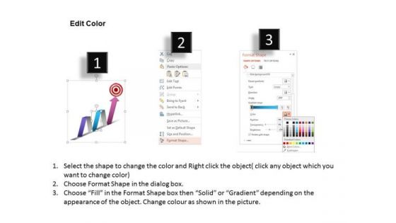 Consulting Slides Arrow Pointing Towards Target Business Presentation