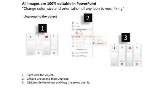 Consulting Slides Business Process Of Four Steps Business Presentation