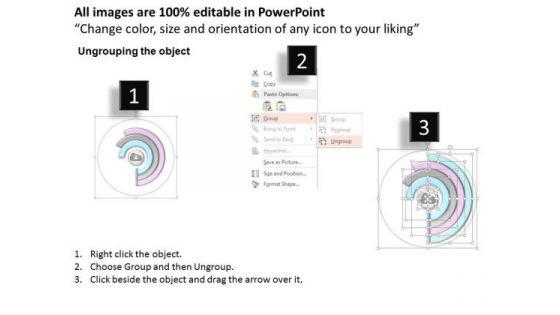 Consulting Slides Circular Process With 3 Steps Business Presentation