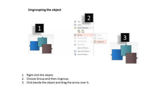 Consulting Slides Diagram Of Abc Text Boxes Business Presentation
