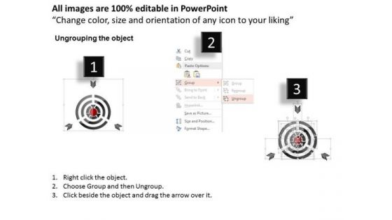 Consulting Slides Illustration Of Business Target Business Presentation