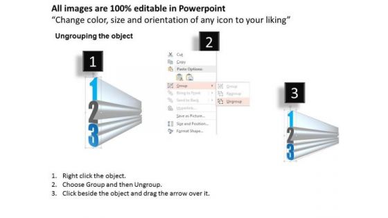 Consulting Slides List Of Three Business Steps Business Presentation
