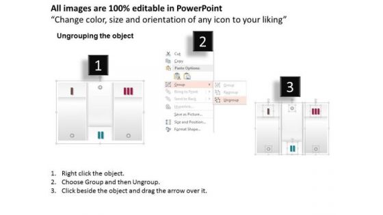 Consulting Slides Marketing Process Of Three Steps Business Presentation