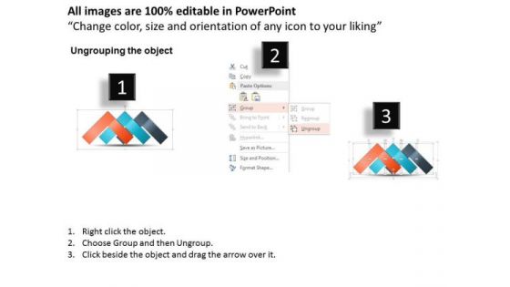 Consulting Slides Stylish Diagram With 3 Steps Business Presentation