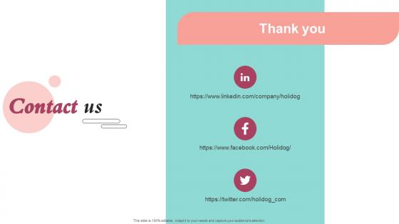 Contact Us Pet Care Company Investor Funding Elevator Pitch Deck Introduction Pdf